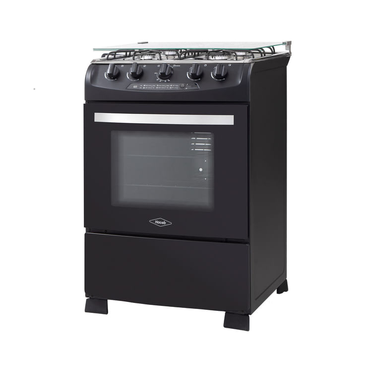 Estufa-Haceb-Romero-Reflex-50N-AV-Gas-Natural-Negra