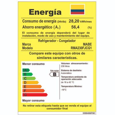 Nevera-Mabe-No-Frost-Grafito-230-Lt