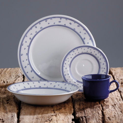 16 Piezas Marca De Vajillas Vajilla Corona Dominio Puestos 16 Piezas