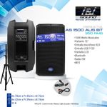 Parlante-LYl-Sound-15-Pulgadas-300-Rms---Base---Microfono-CB-AS-1500