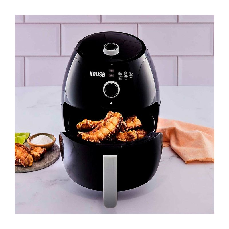 Freidora De Aire Imusa Air Fryer Esencial 3,2 Litros Gris IMUSA