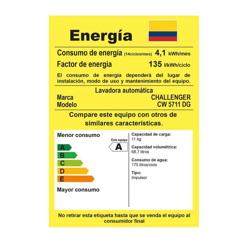 Lavadora-Challenger-11-Kg-Carga-Superior-