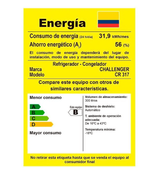 Nevera-Challenger-Lumina-317-Litros-No-Frost-Titanium-Cr-317