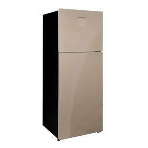 Nevera Challenger Glass No Frost  450 Litros Arena Dorada CR-450