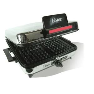Asador sanduchera oster 3 en 1 plateada