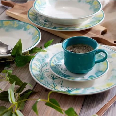 Vajilla corona cala puestos 16 piezas Electrobello