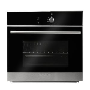 Horno de empotrar challenger gas natural 60 cm negro/ inox