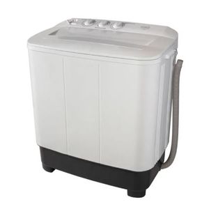 Lavadora kalley 7 kg semi automatica carga superior blanca
