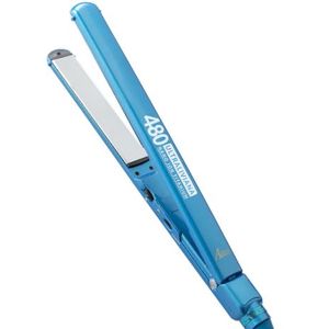 Plancha alizz 480 ultraliviana nano ion titanium azul