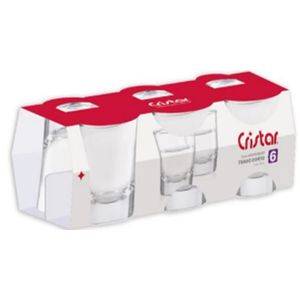 Copa cristar lisa aguardiente canastilla x 6 1.5 onz