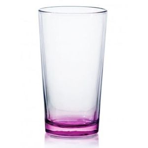Vaso cristar herradura canastilla x 6 fondo color 7 onz