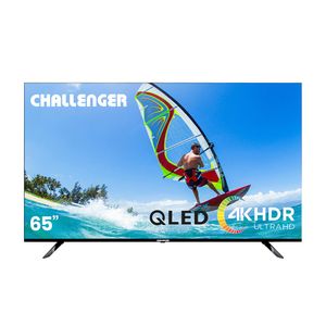 Televisor Challenger 65 Pulgadas Qled UHD BT Google Tv T2 65KG290