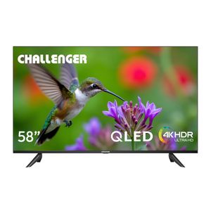 Televisor Challenger 58 Pulgadas QLed BT T2 GOOGLE TV 58KG290