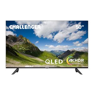 Televisor Challenger 50 Pulgadas QLed BT T2 GOOGLE TV 50KG190